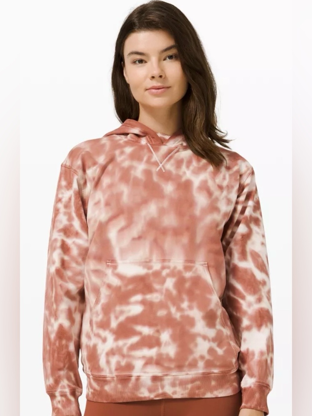 Lululemon All Yours Hoodie Tie Dye Fleece Sweatshirt size 4